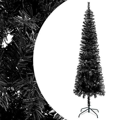 Möbel-Sets-Slim Weihnachtsbaum schwarz 180 cm