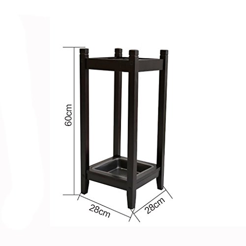 YHEGV Schirmständer Haushaltsschirmständer Hotel-Lobby-Schirmstände r aus massivem Holz Schirmkübel Bodenschirmständer
